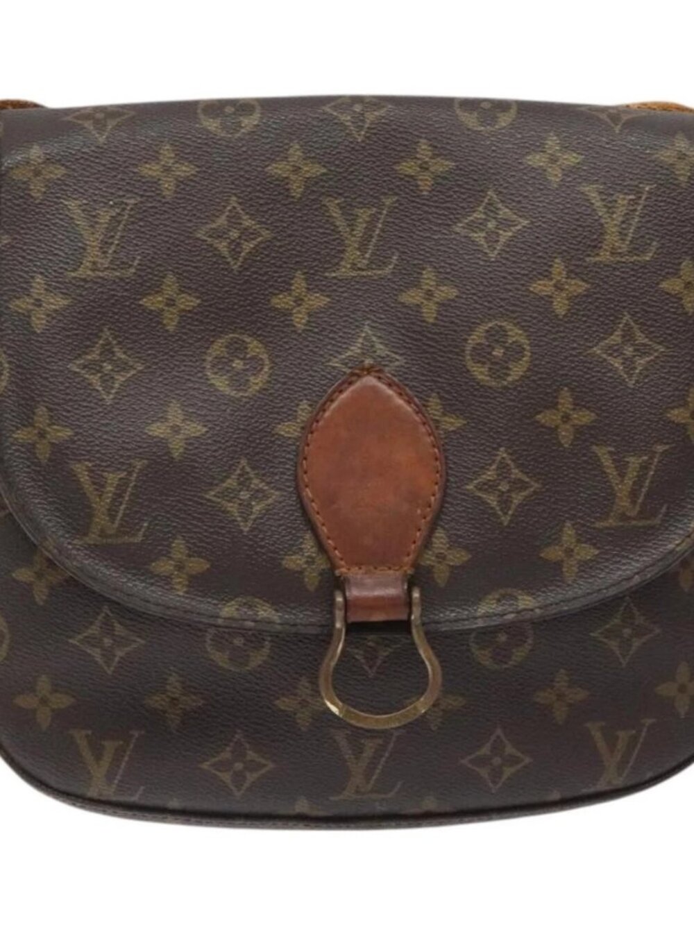 LOUIS VUITTON Monogram Monogram Saint Cloud GM Shoulder Bag M51242 Auth 122628 - Picture 2 of 16